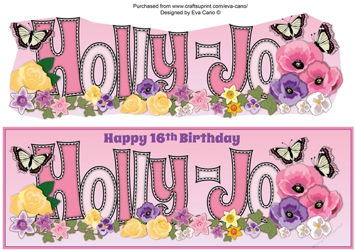 Flower Blossom HOLLY-JO 16th large dl