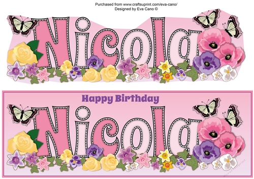 Flower Blossom NICOLA large dl