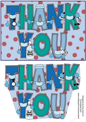 Healthcare Professionals against the virus THANK YOU