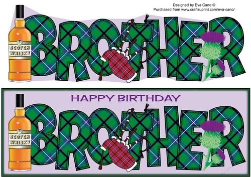 Scottish Theme BROTHER large dl