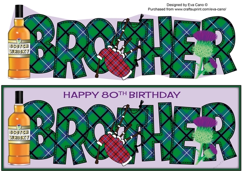 Scottish Theme BROTHER 80th large dl