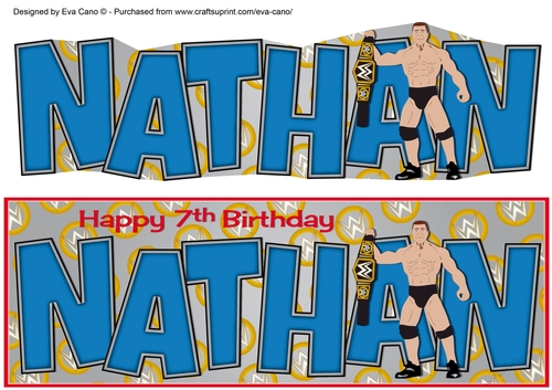 WWE Theme NATHAN 7th large dl