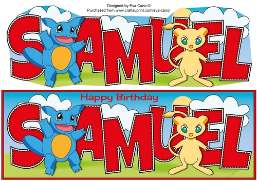 Anime Pocket Monsters SAMUEL large dl