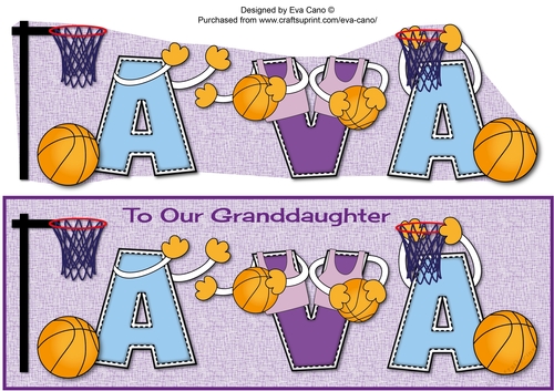 Basketball AVA Granddaughter large dl