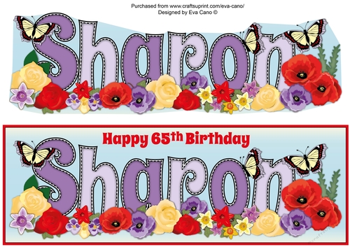 Flower Blossom SHARON 65th large dl