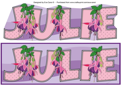 Fuchsias JULIE large dl 2