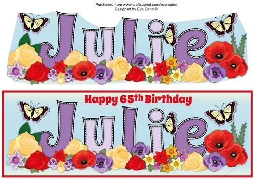Flower Blossom JULIE 65th large dl
