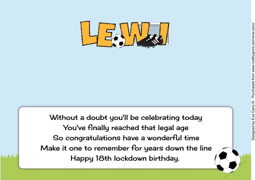 Football Boots & Football LEWI 18th large dl insert