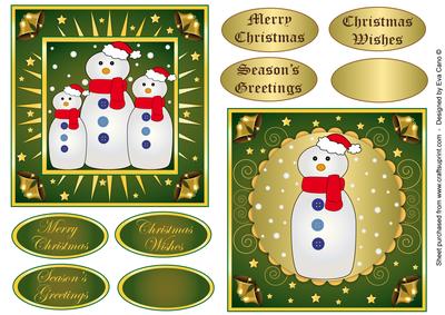 Snowmen Toppers