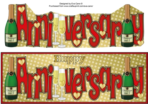 Champagne Anniversary large dl