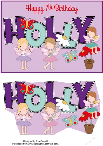 Little Fairies HOLLY 7th a5