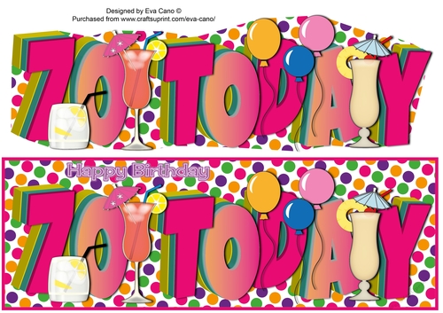 Balloons & Drinks 70 TODAY large dl