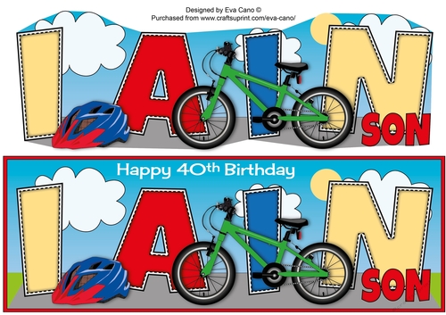 Childrens Bicycle IAIN Son 40th large dl 