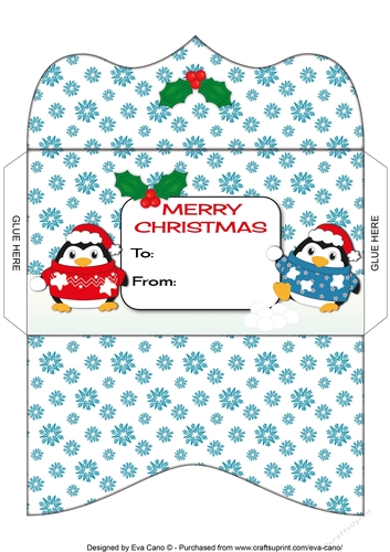 Christmas Fat Penguins Money Wallet 7