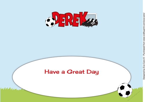 Football Boots & Football DEREK large dl insert