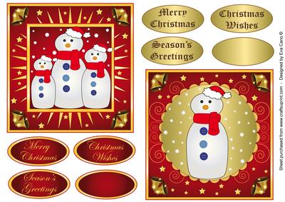 Snowmen Toppers