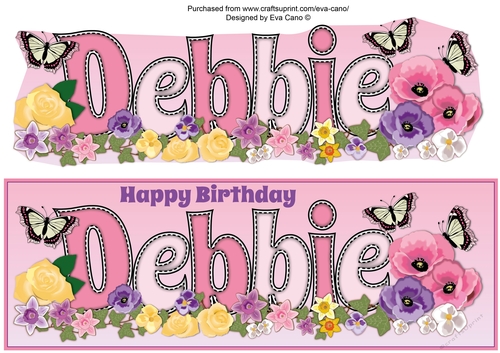 Flower Blossom DEBBIE large dl
