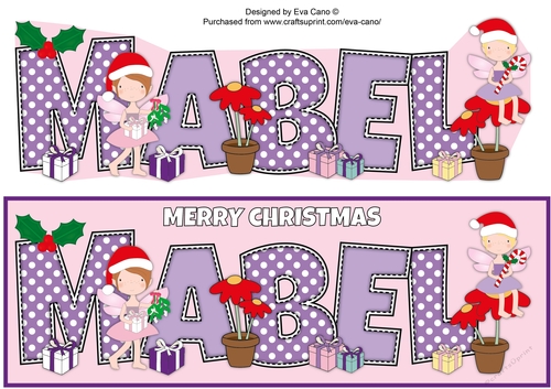 Christmas Fairies MABEL large dl