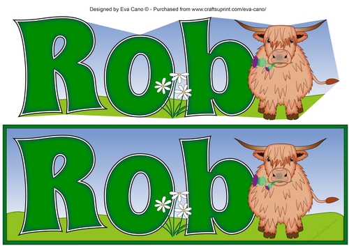 Highland Cow ROB large dl