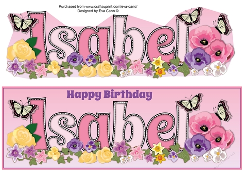 Flower Blossom ISABEL large dl