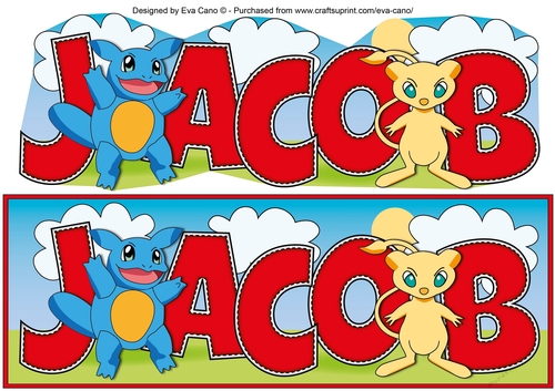 Anime Pocket Monsters JACOB large dl 2