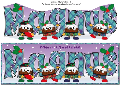Crazy Scottish Christmas Puddings MAGNUS large dl