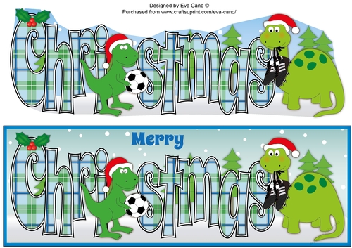 Football Christmas Dinosaurs CHRISTMAS large dl 2