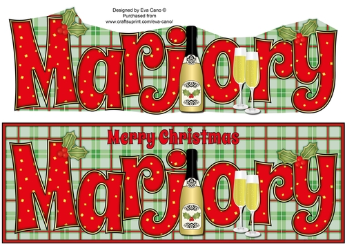 Christmas Champagne MARJORY large dl