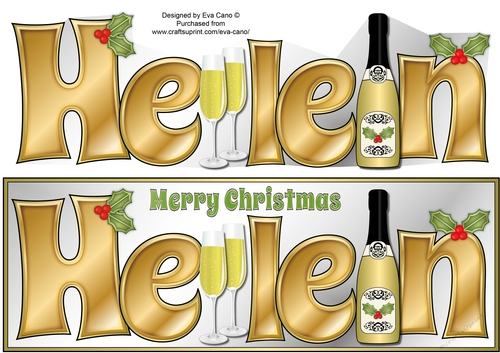 Christmas Champagne HELEN large dl