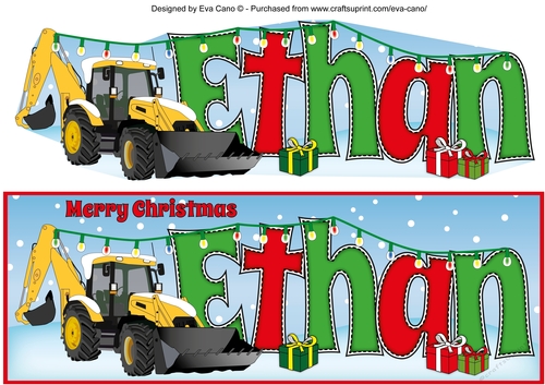 Christmas Diggers ETHAN large dl