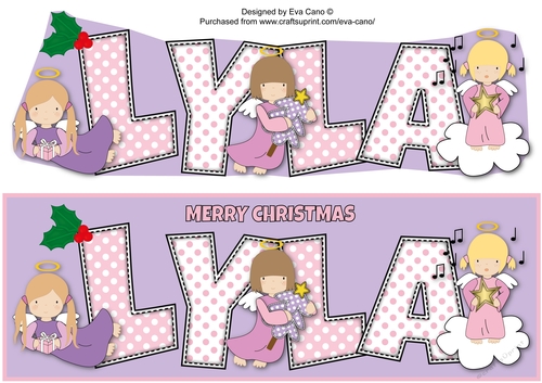 Christmas Angels LYLA large dl
