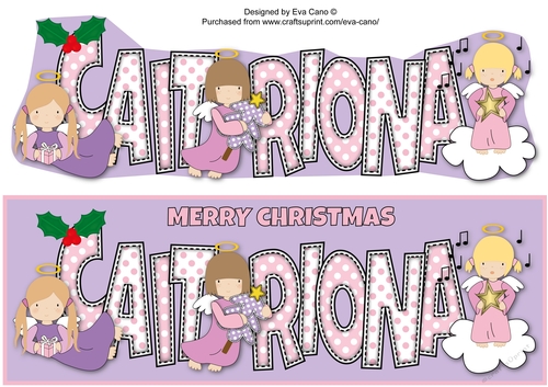 Christmas Angels CAITRIONA large dl