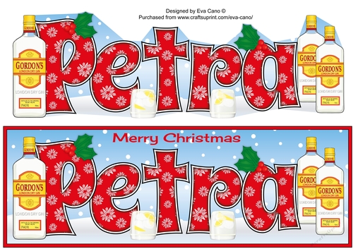 Christmas Gin PETRA large dl
