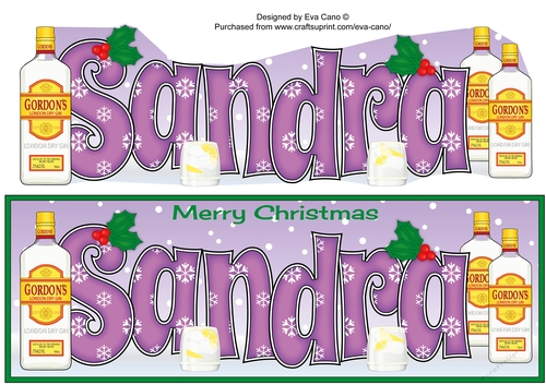 Christmas Gin SANDRA large dl