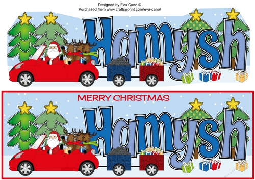 Santas Car & trailers HAMYSH large dl