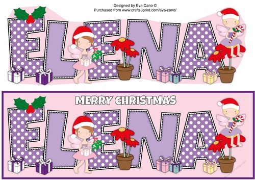 Christmas Fairies ELENA large dl
