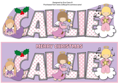 Christmas Angels CALLIE large dl