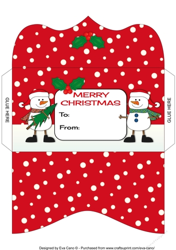 Friendly Snowmen Money Wallet 1