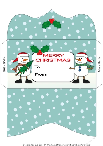 Friendly Snowmen Money Wallet 2
