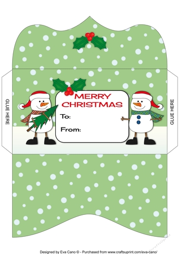 Friendly Snowmen Money Wallet 4