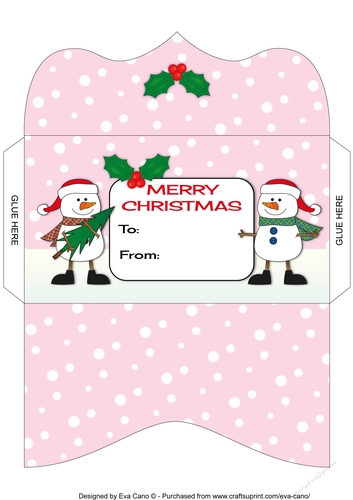 Friendly Snowmen Money Wallet 5