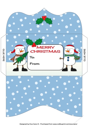 Friendly Snowmen Money Wallet 6