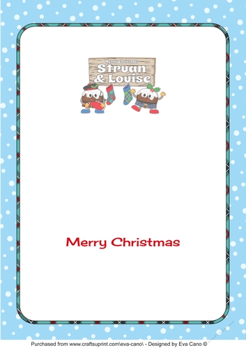 Crazy Scottish Christmas Puddings with big sign STRUAN & LOUISE decoupage insert