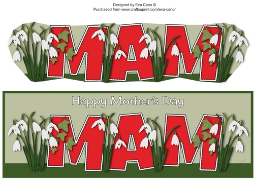 Mothers Day Snowdrops MAM large dl