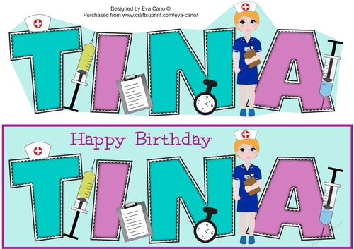 Cute Nurse TINA large dl
