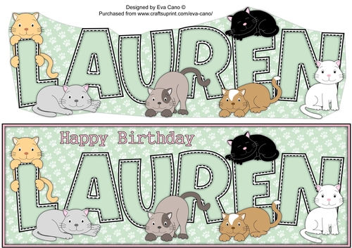 Cats LAUREN large dl