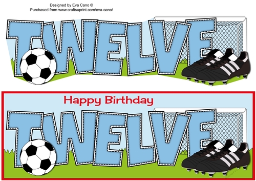 Football Boots & Football in sky blue TWELVE large dl