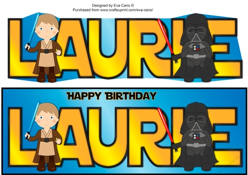 Star Wars themed LAURIE large dl