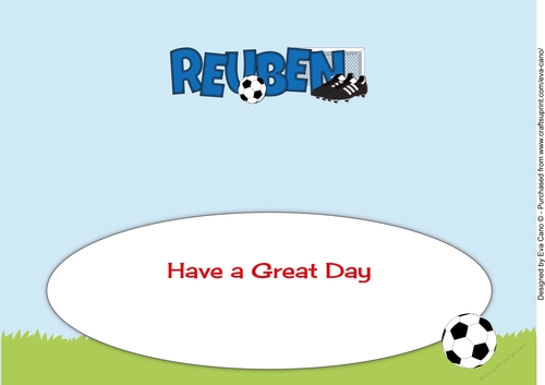 Football Boots & Football REUBEN large dl insert