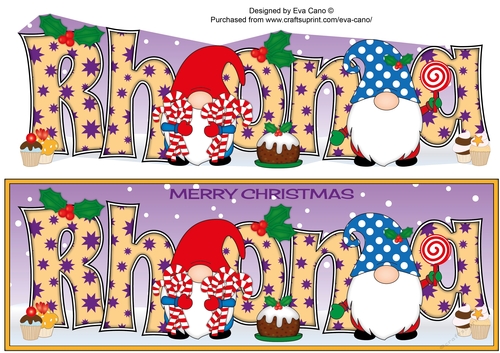 Christmas Gnomes with sweets RHONA large dl